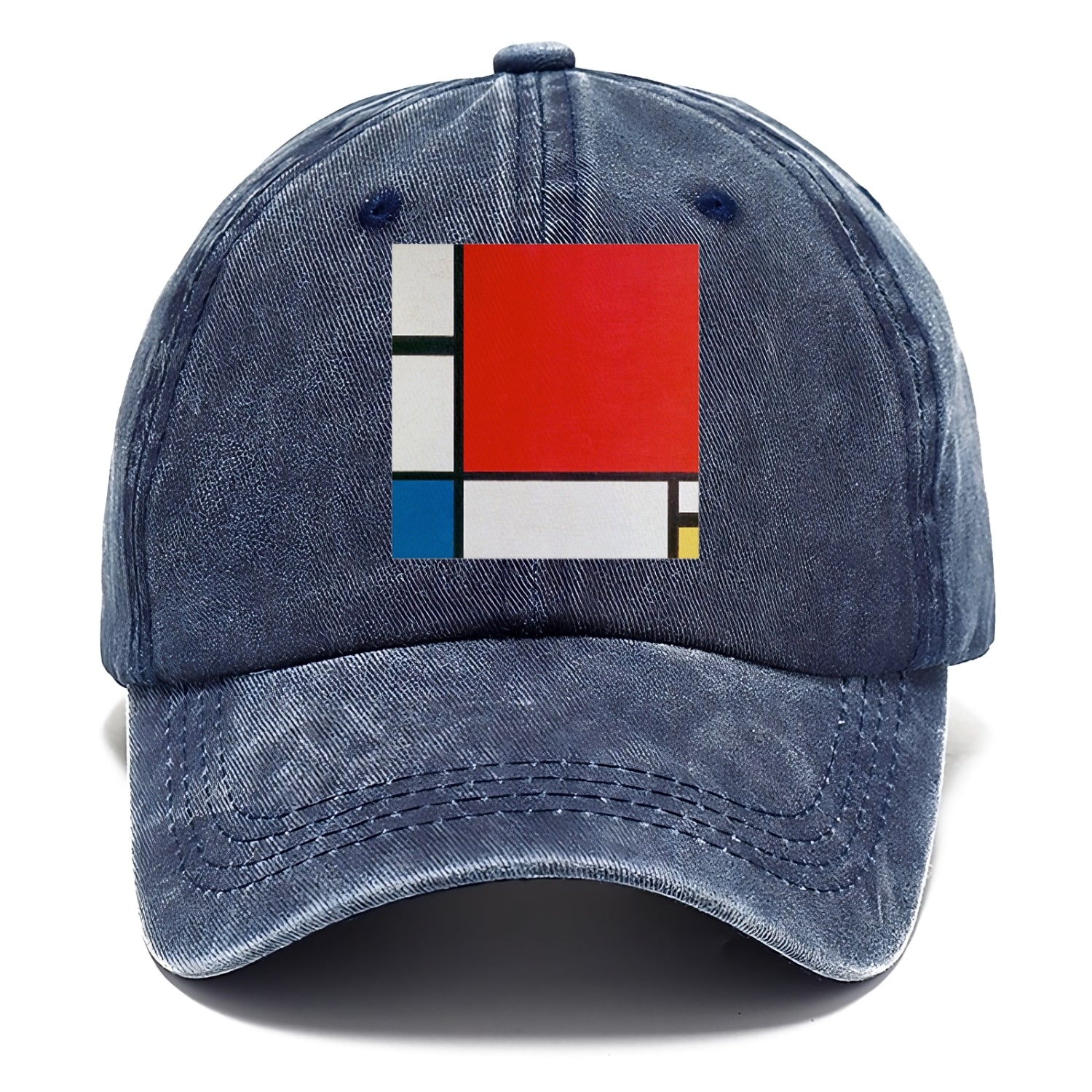 Composition with Red Blue and Yellow Hat