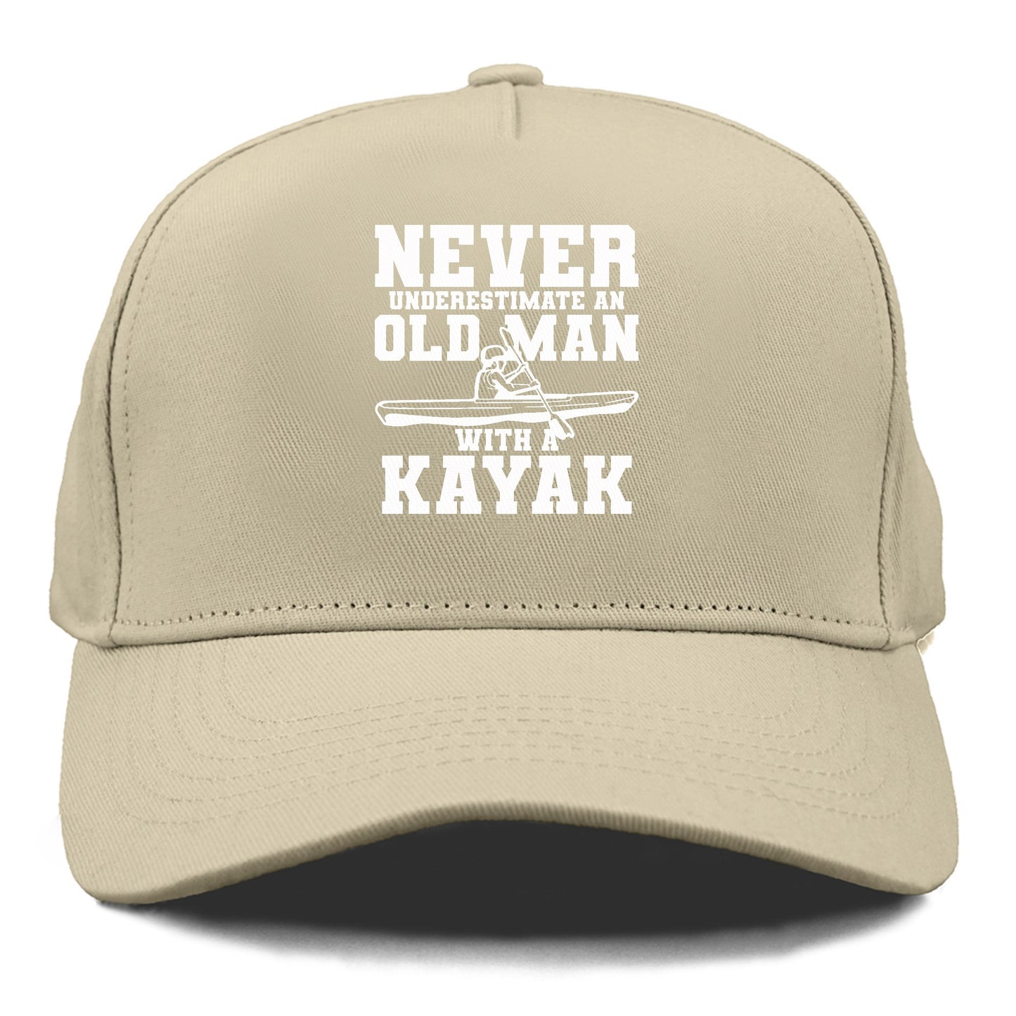 never underestimate an old man with a kayak Hat