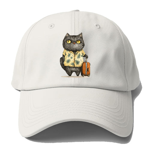 Vacation Ready Cat Baseball Cap