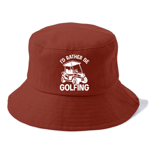 I'd Rather Be Golfing Bucket Hat