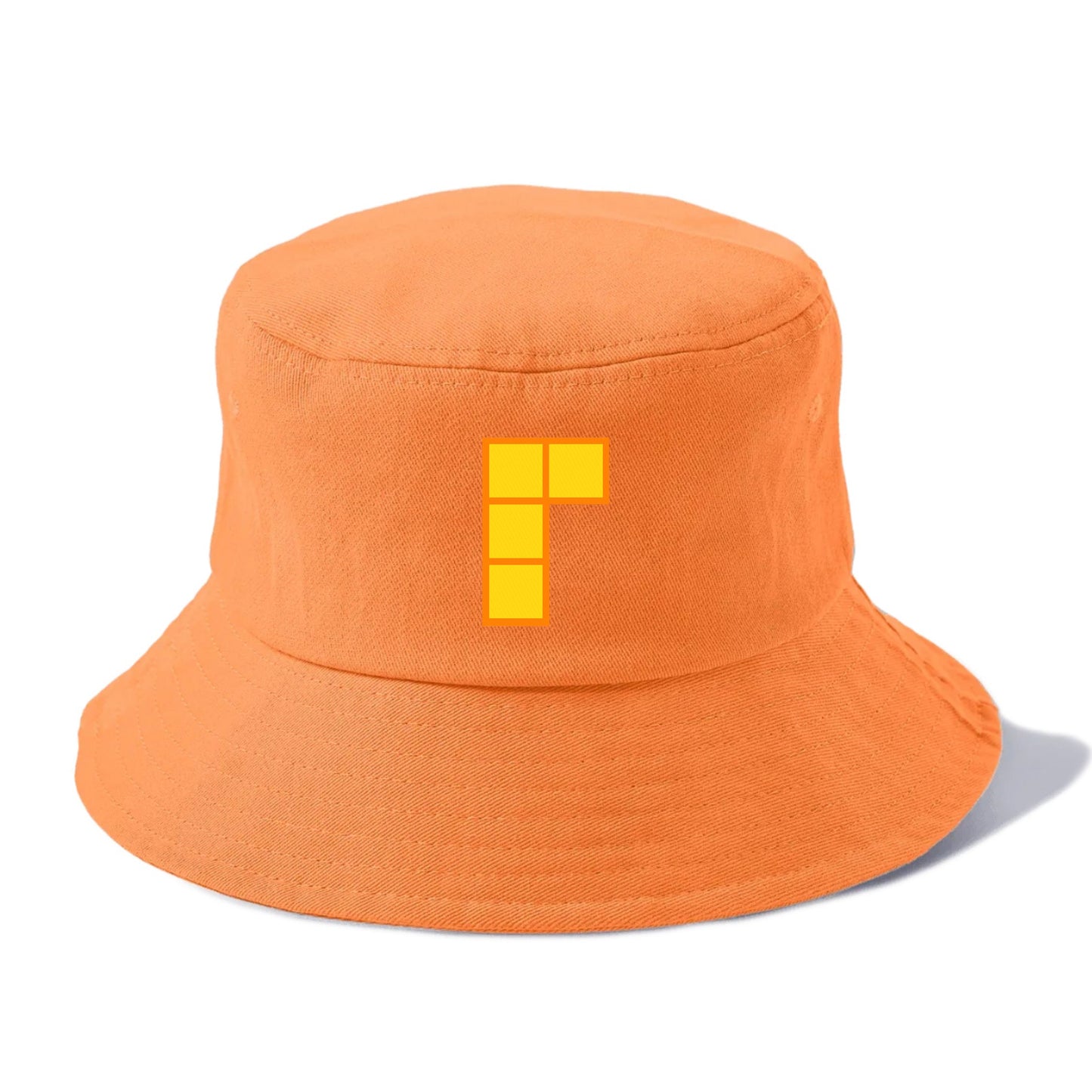 Retro 80s Tetris Blocks Orange Hat