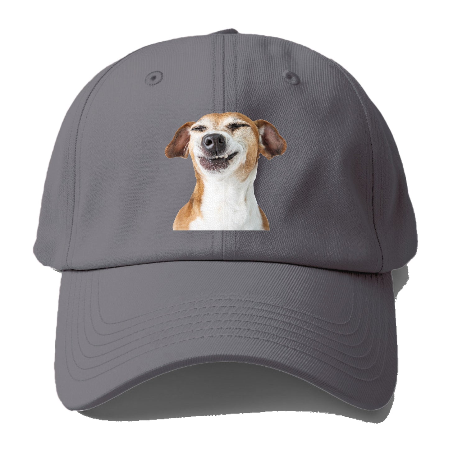 Joyful Jack Russell Terrier with a beaming, toothy smile Hat