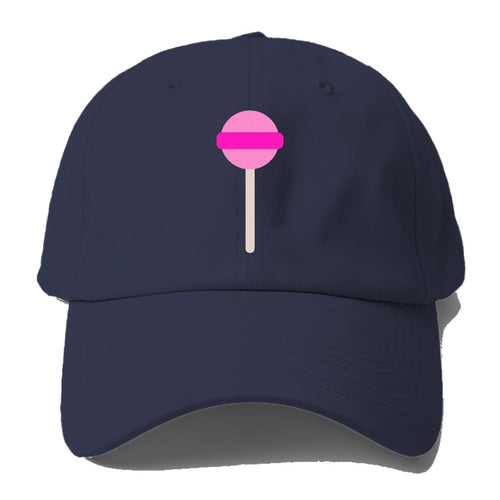 Retro 80s Lollipop Pink Baseball Cap