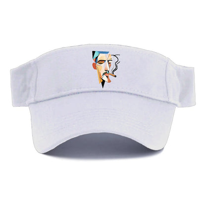 Abstract Smoking Man Hat