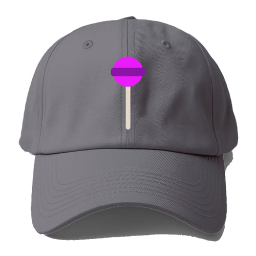 Retro 80s Lollipop Purple Baseball Cap