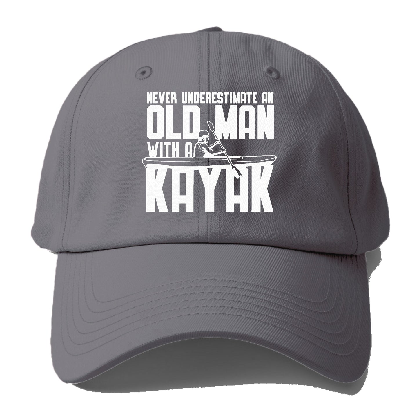 never underestimate an old man with a kayak!! Hat