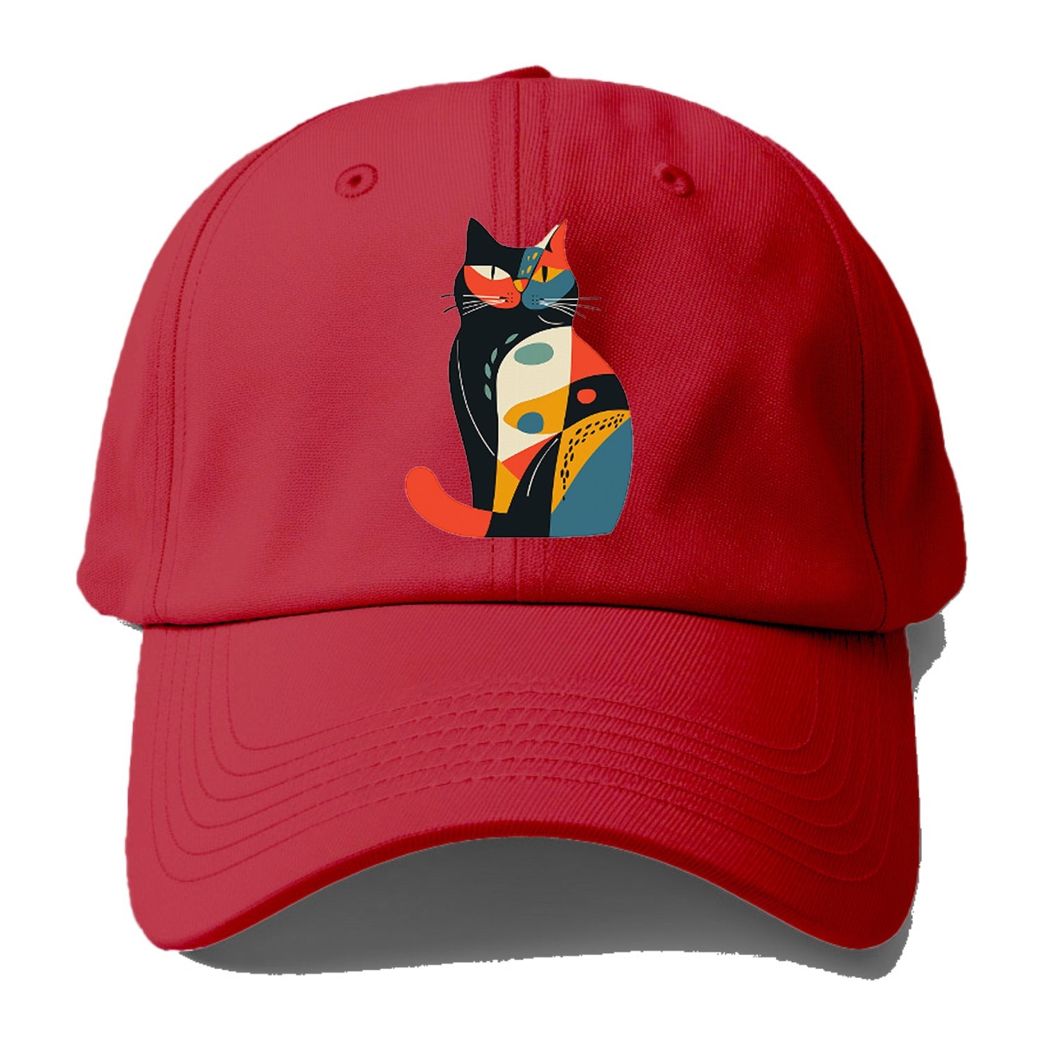 Abstract Elegance Colorful Cat Hat