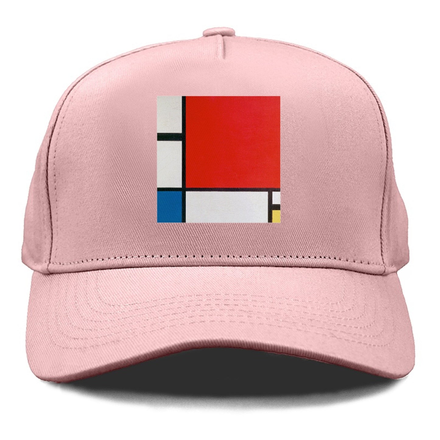 Composition with Red Blue and Yellow Hat