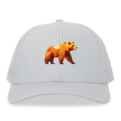 Geometric Bear on the Move Hat