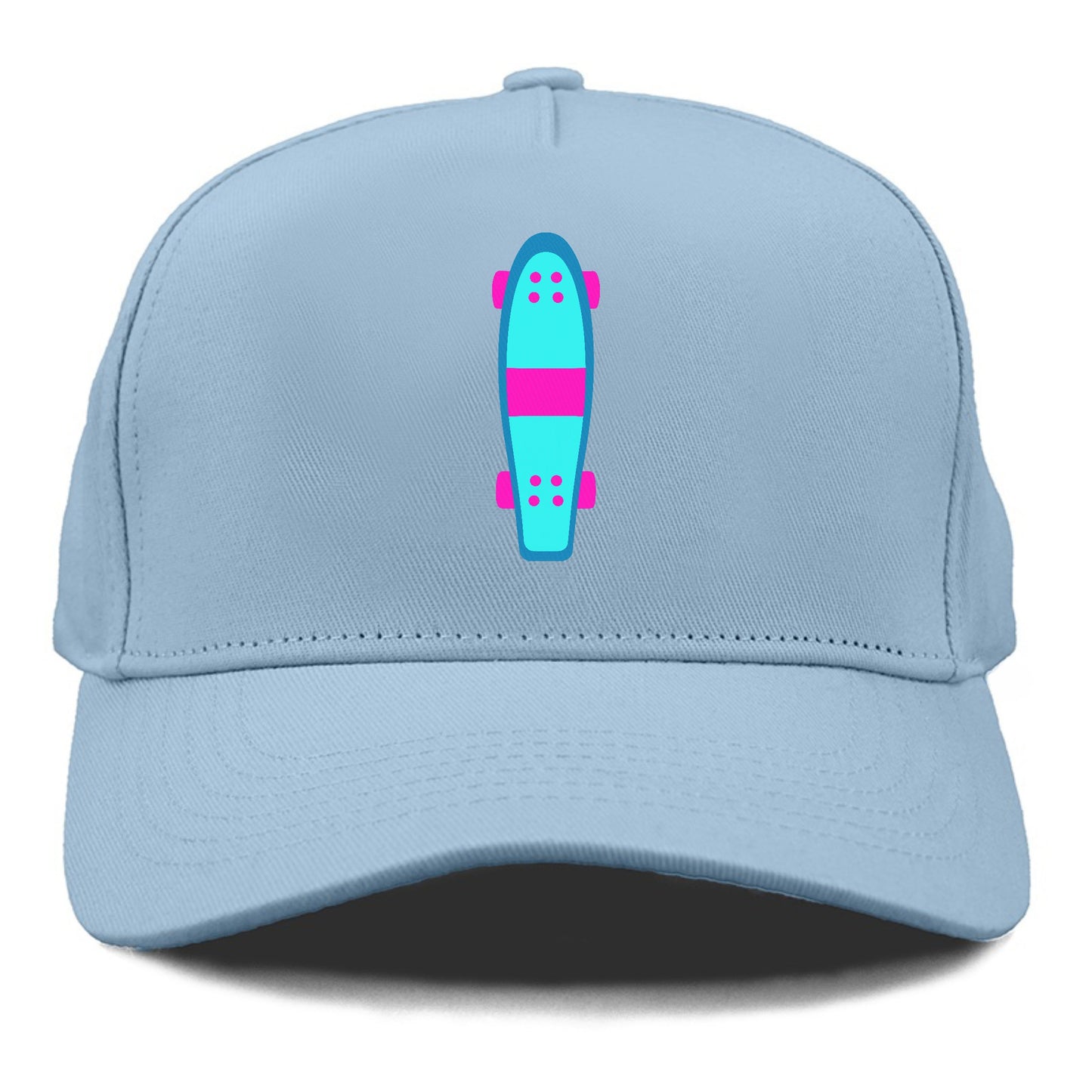 Retro 80s Long Board Blue Hat