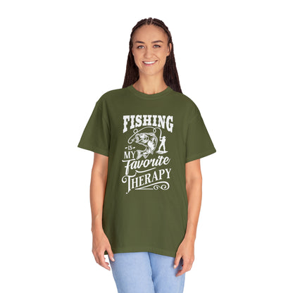 Reel in Serenity: Fishing-Themed Therapy T-Shirt