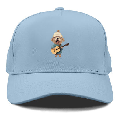 dog playiing guitar! Hat