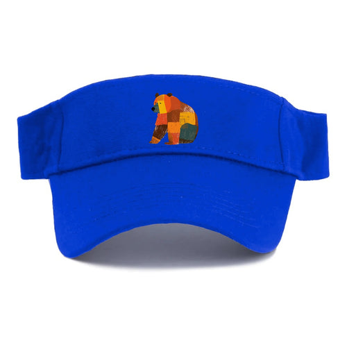 Patchwork Bear Visor