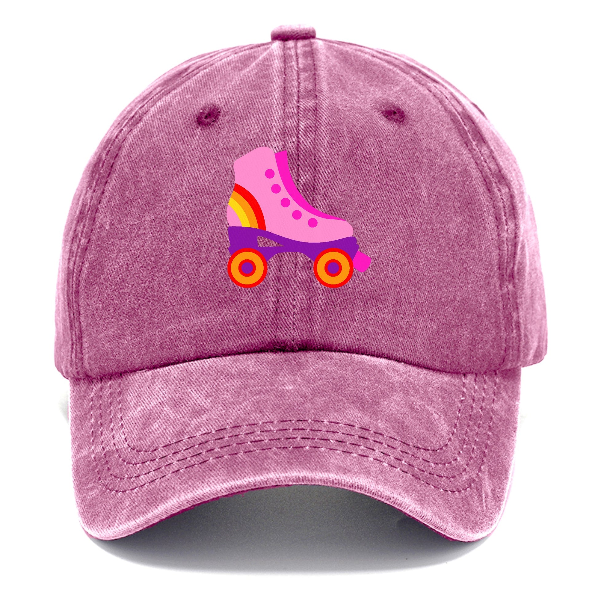 Retro 80s Roller Skate Pink Hat