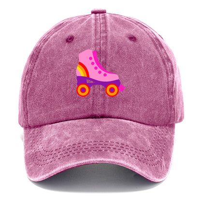 Retro 80s Roller Skate Pink Hat