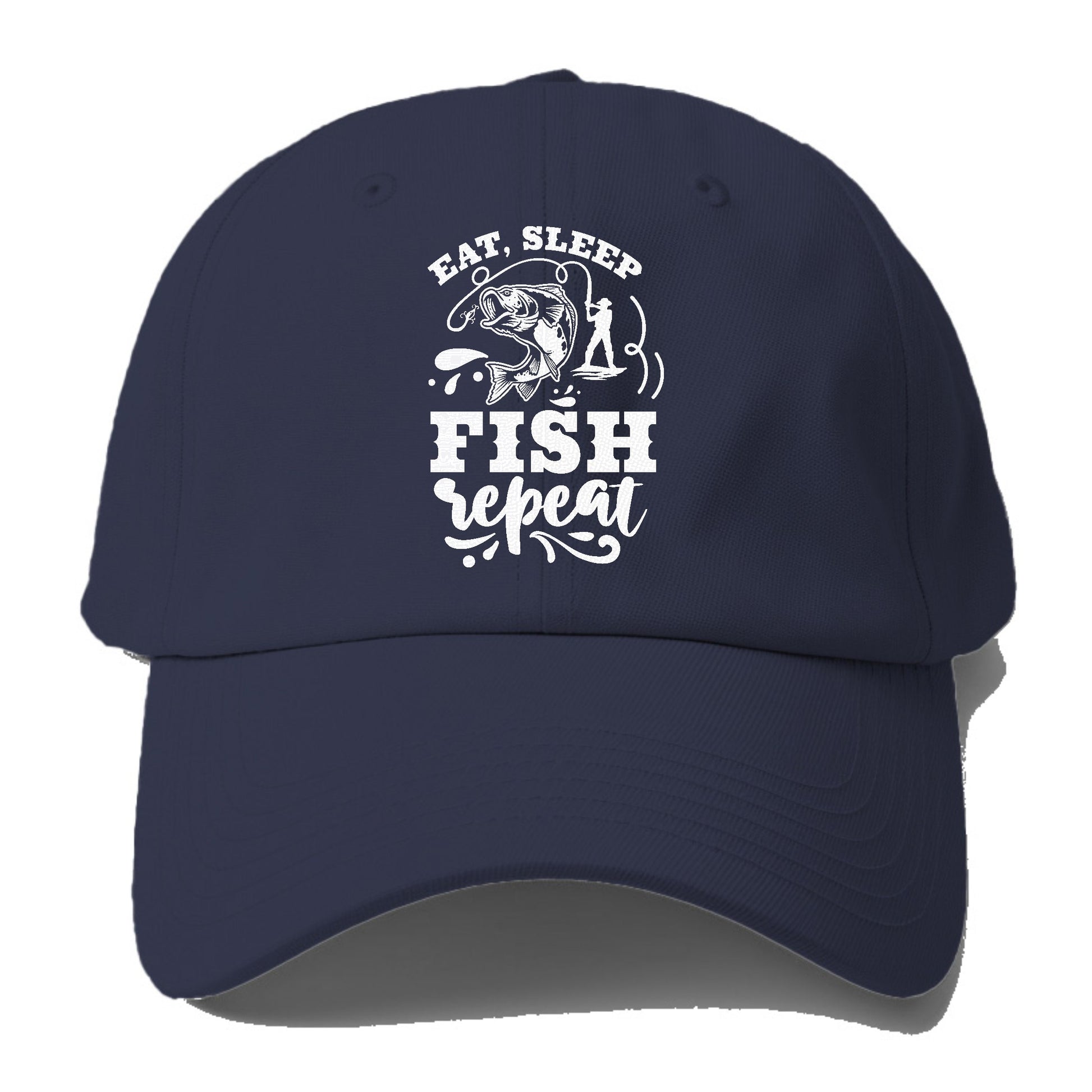 Eat sleep fish repeat Hat