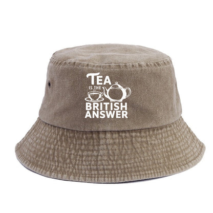 tea is the british answer Hat