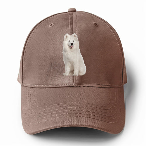 Samoyed Solid Color Baseball Cap