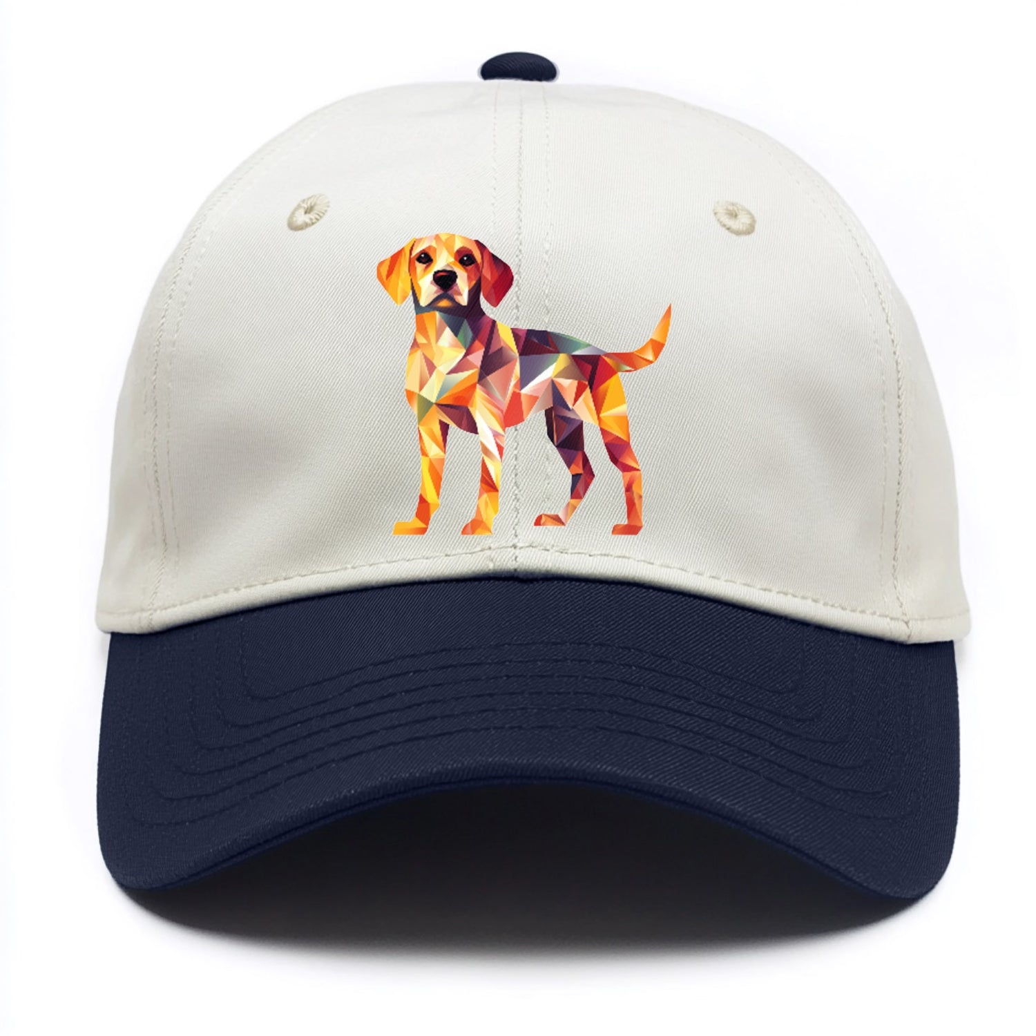 Geometric Dog Standing Hat