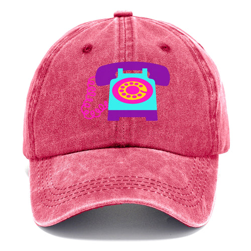 Retro 80s Telephone Classic Cap