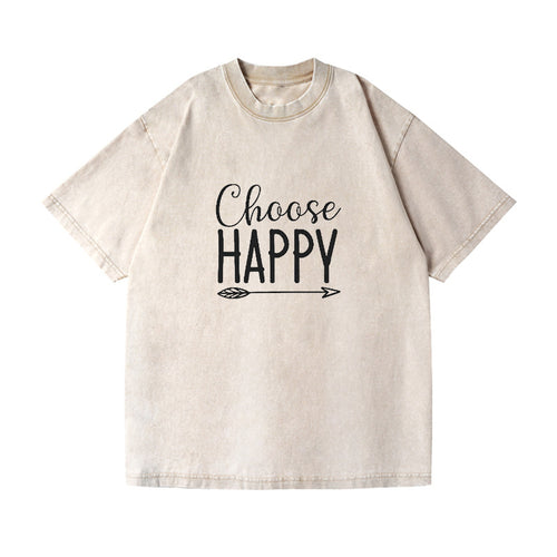 Choose Happy Vintage T-shirt