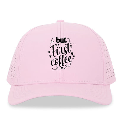 Caffeine Craze: Fuel Your Day with 'But First, Coffee' Hat