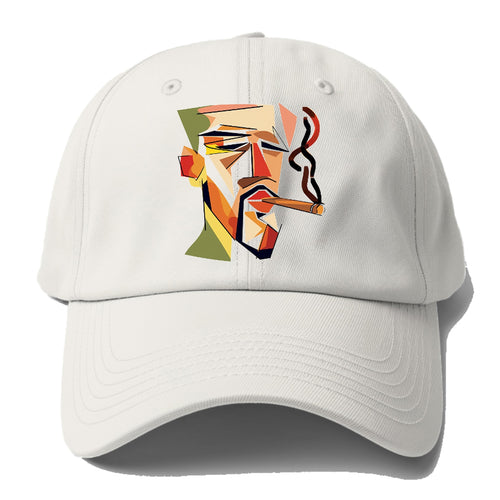 Cigar Cool Abstract Expression Baseball Cap