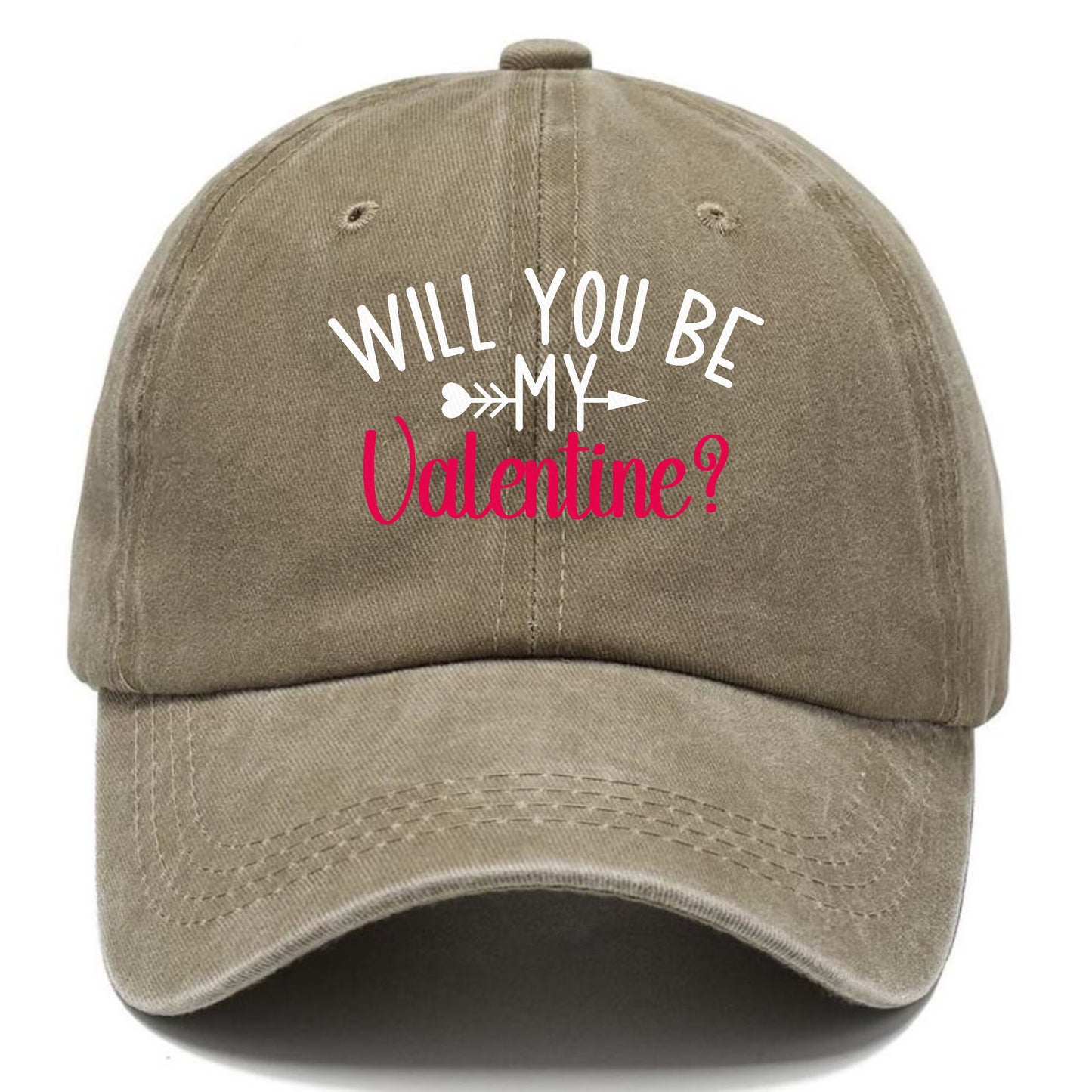 will you be my valentine Hat