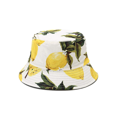 Pandaize Unisex Print Double-Side-Wear Reversible Bucket Hat