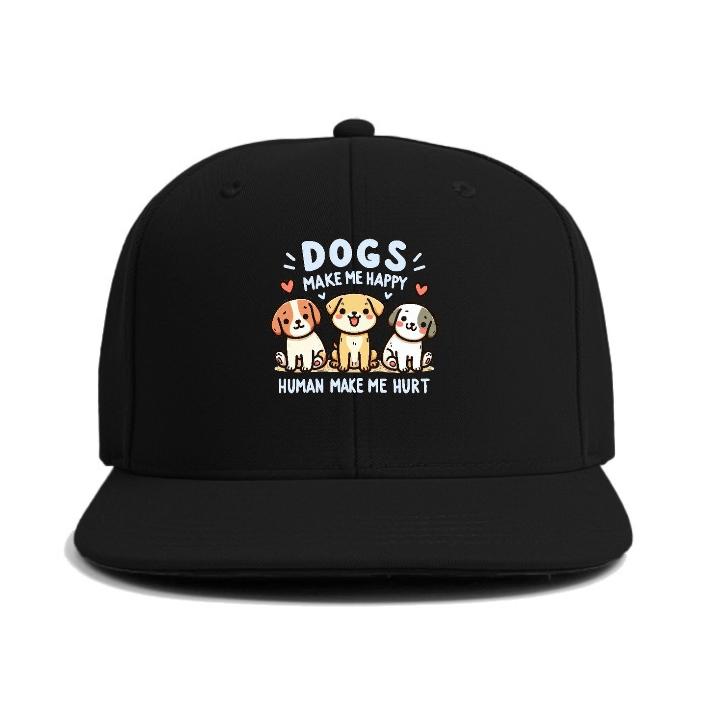 Dogs Make Me Happy Hat