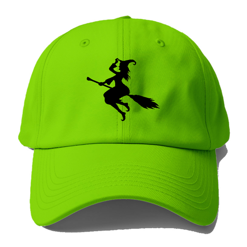 202308151409 Witch On Broom 4 Baseball Cap