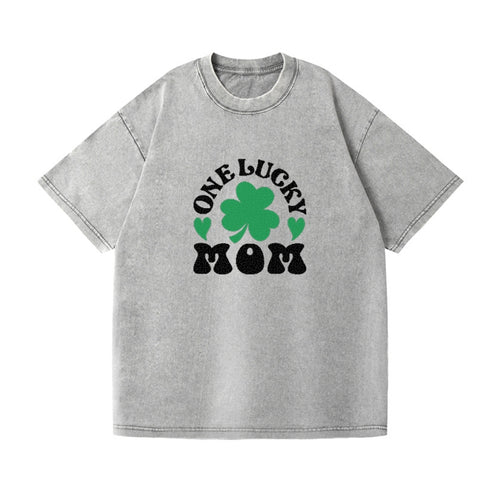 One Lucky Mom Vintage T-shirt