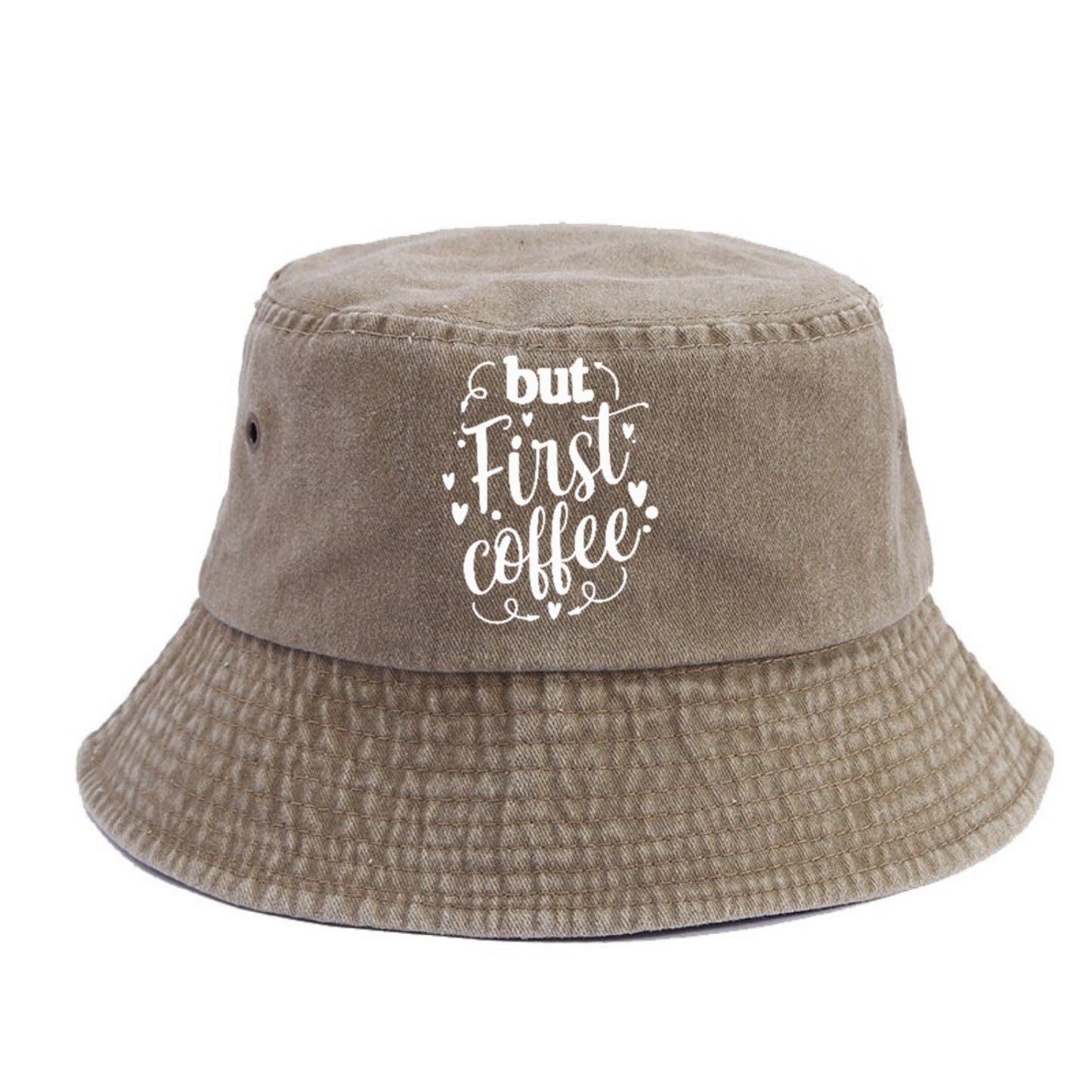 Caffeine Craze: Fuel Your Day with 'But First, Coffee' Hat