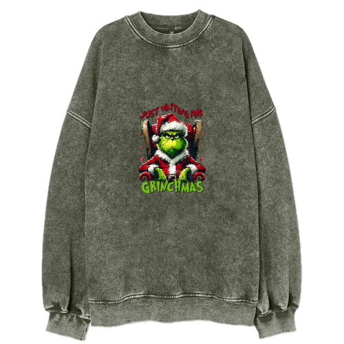 Just Waiting For Grinchmas Vintage Sweatshirt