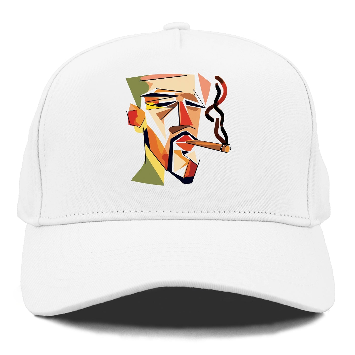 Cigar Cool Abstract Expression Hat