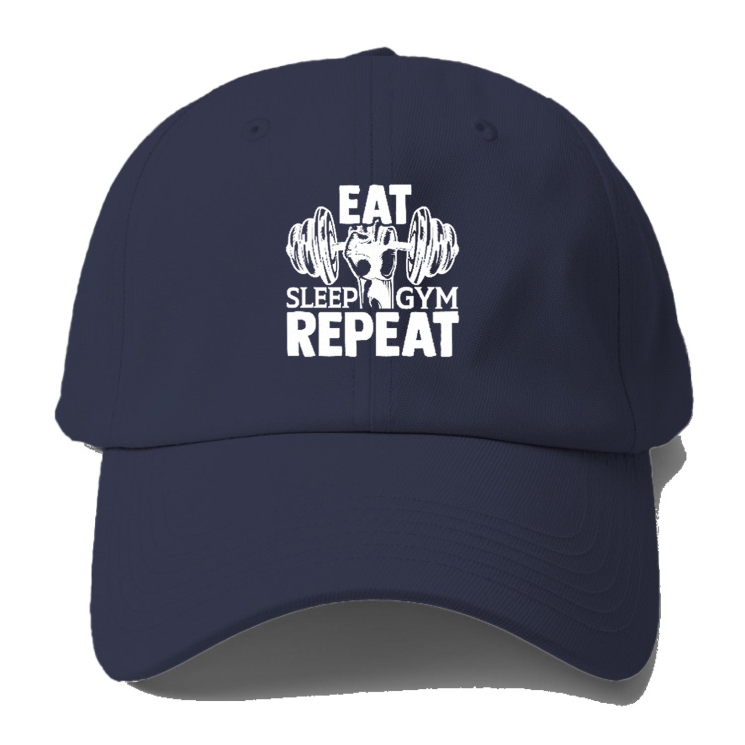 eat sleep gym repeat Hat