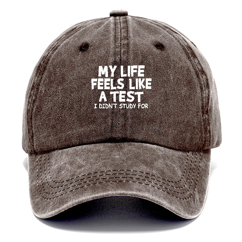 my life feels like a test Hat