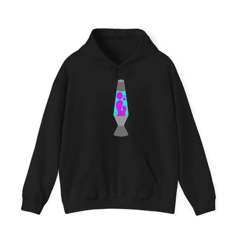 Retro 80s Lava Lamp Blue Hooded Sweatshirt