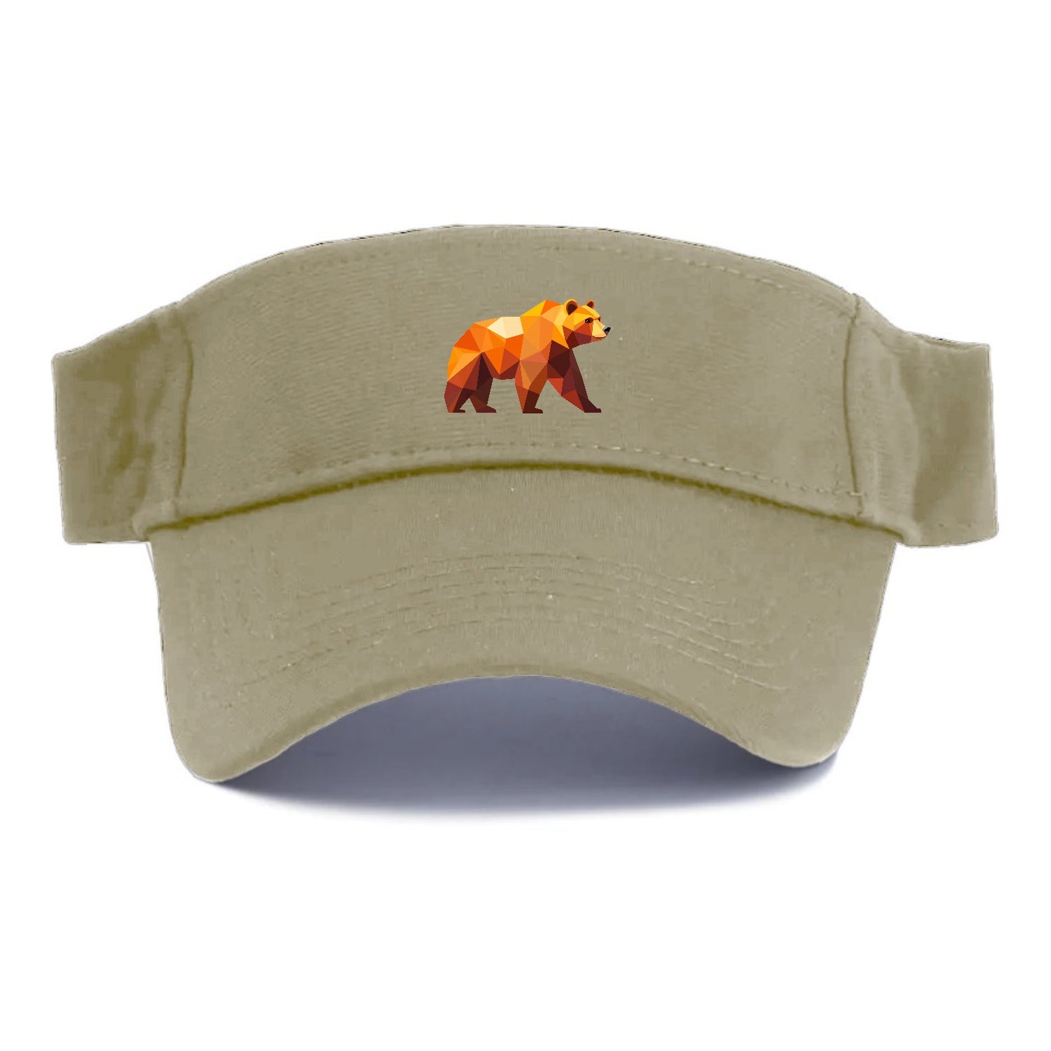 Geometric Bear on the Move Hat