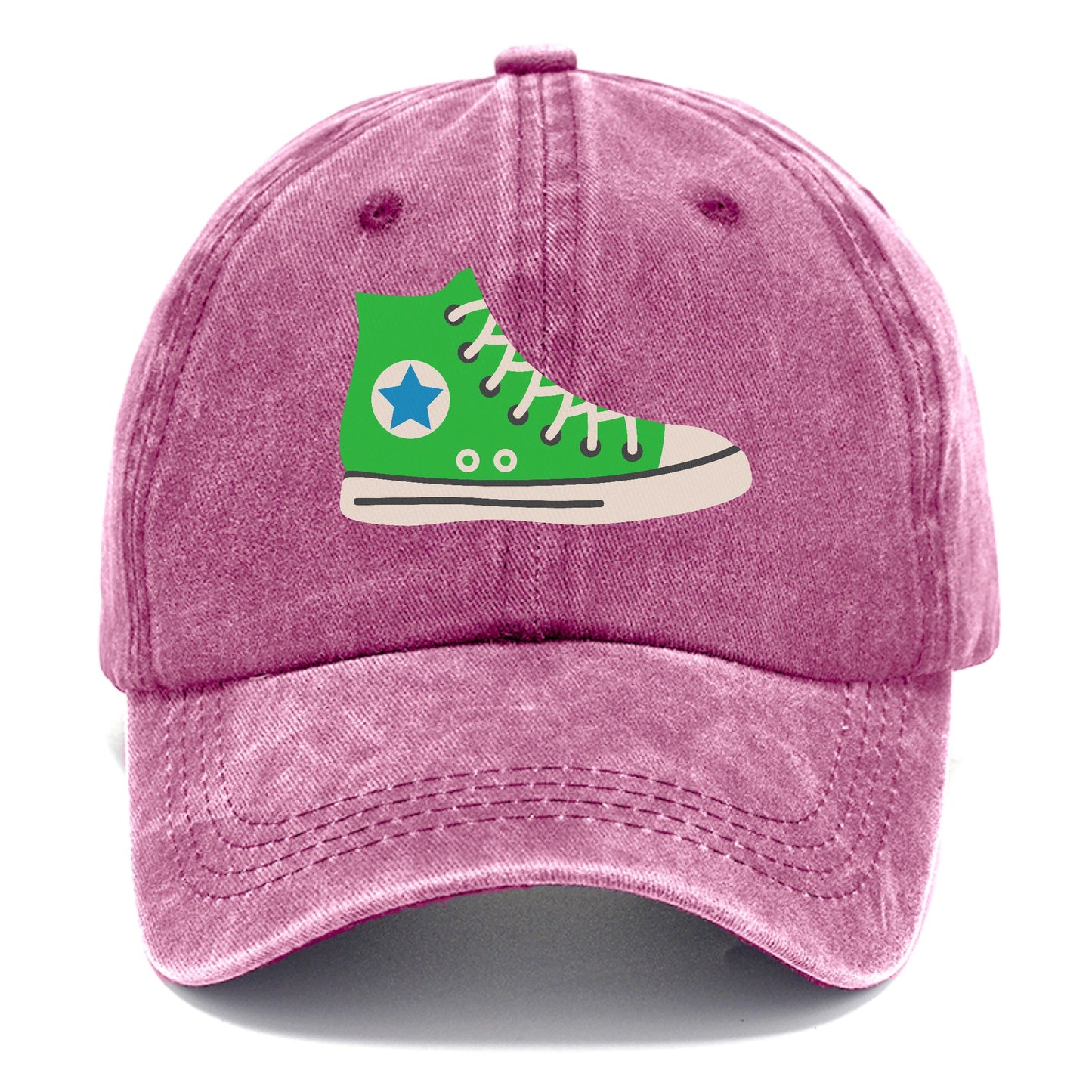 Retro 80s Converse Shoe Green Hat