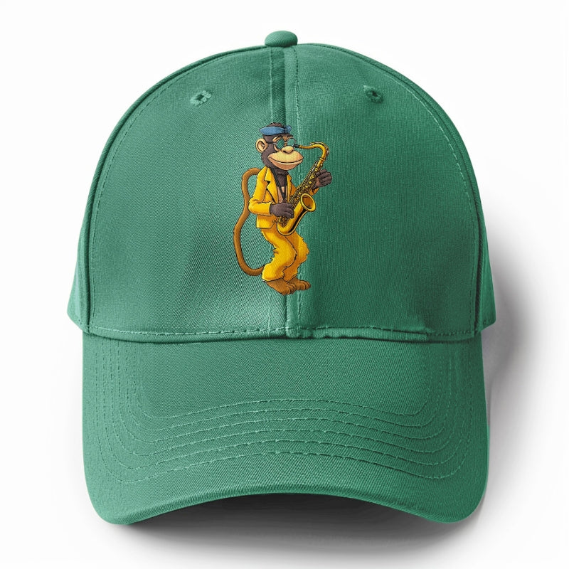 monkey playing saxophone Hat