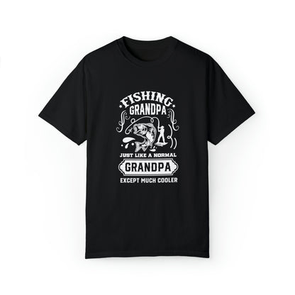 "Fishing Grandpa: Beyond Ordinary, Exuding Extraordinary Coolness" T-Shirt