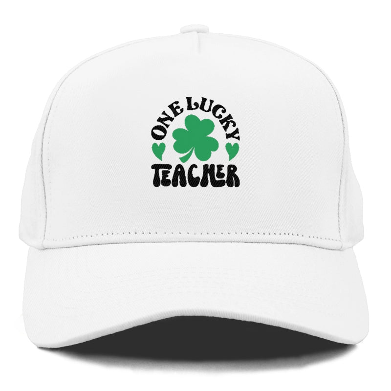 One Lucky Teacher Clover Hat