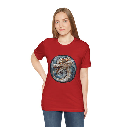 Camiseta de manga corta Dragon Zodiac Unisex Jersey