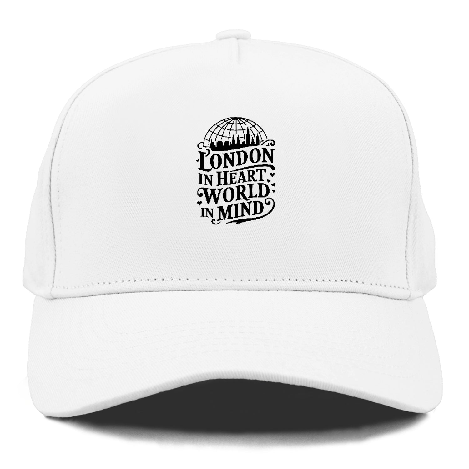 london in heart world in mind Hat