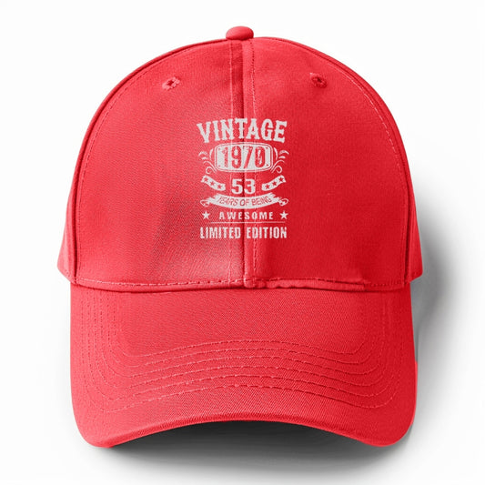 vintage 1970 53 years of being awesome limited edition Hat