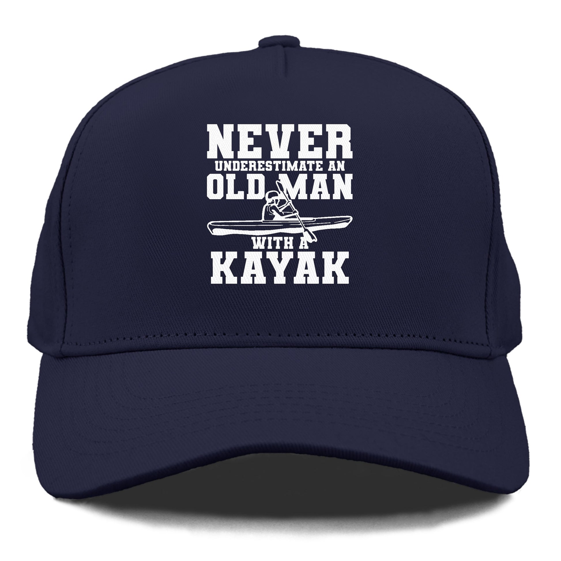 never underestimate an old man with a kayak Hat