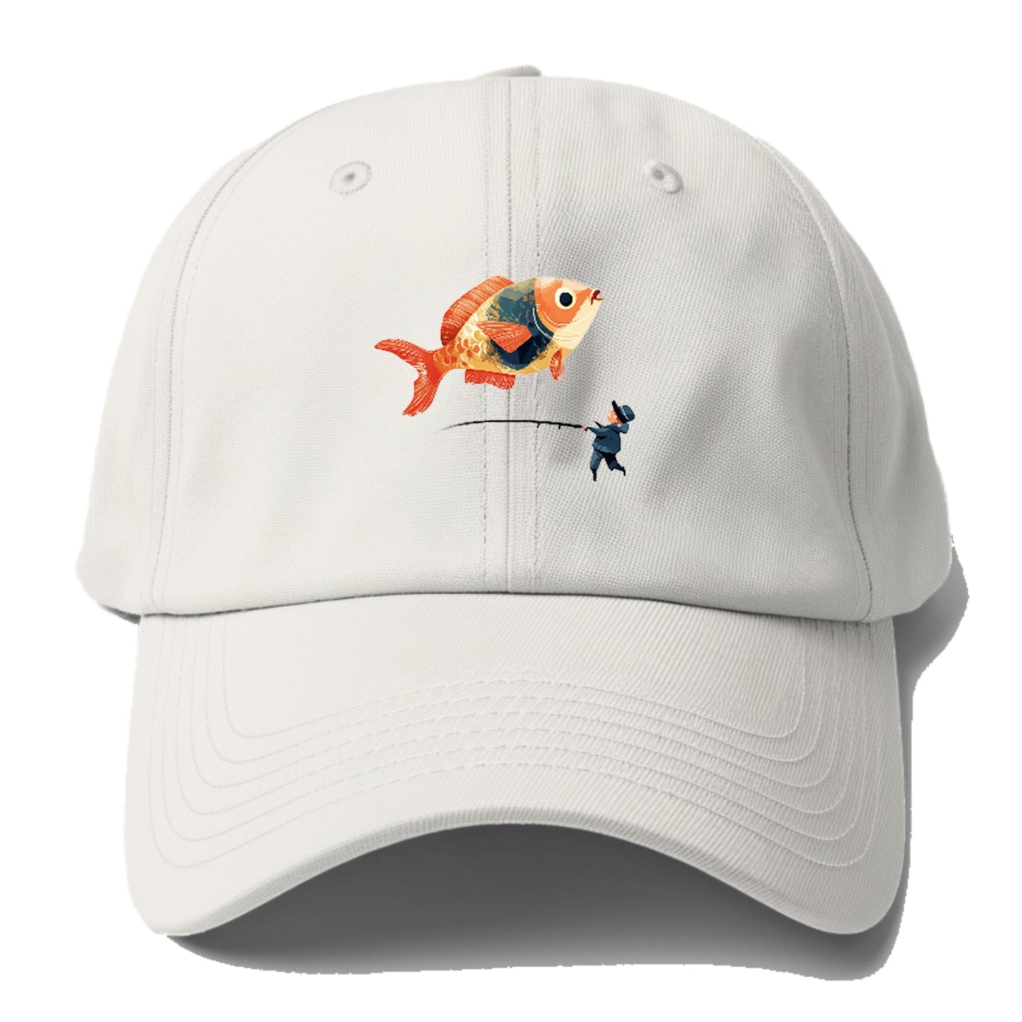 Big Catch  Man and Fish Hat