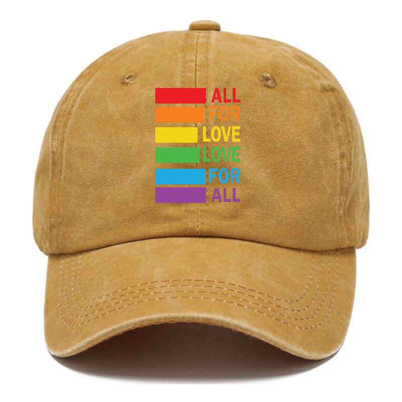  all for love love for all Hat