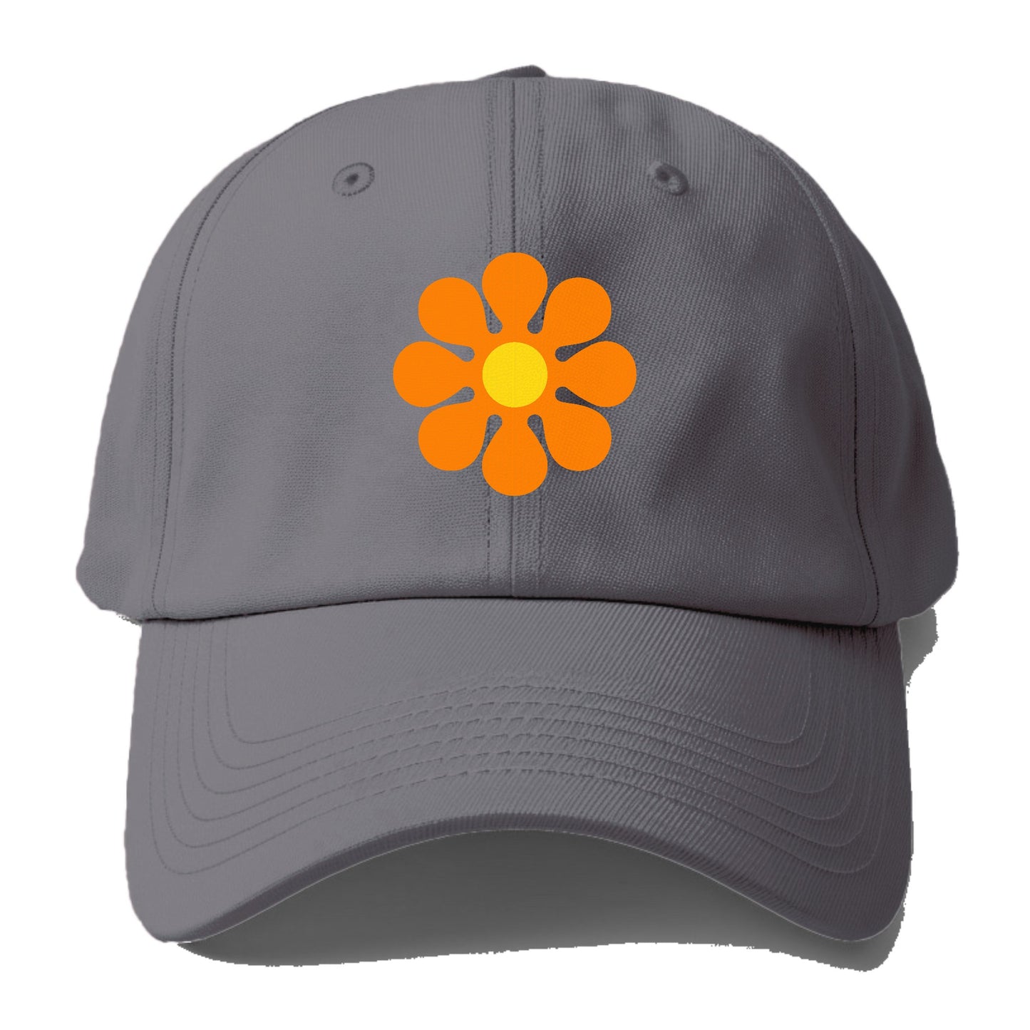 Retro 80s Flower Orange Hat